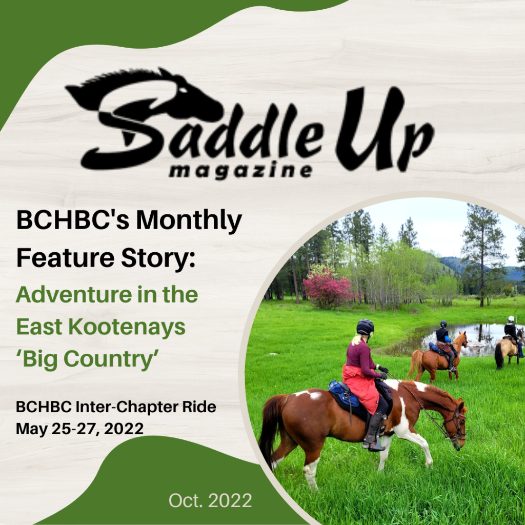 October Saddle Up – “Big Country” Interchapter Ride